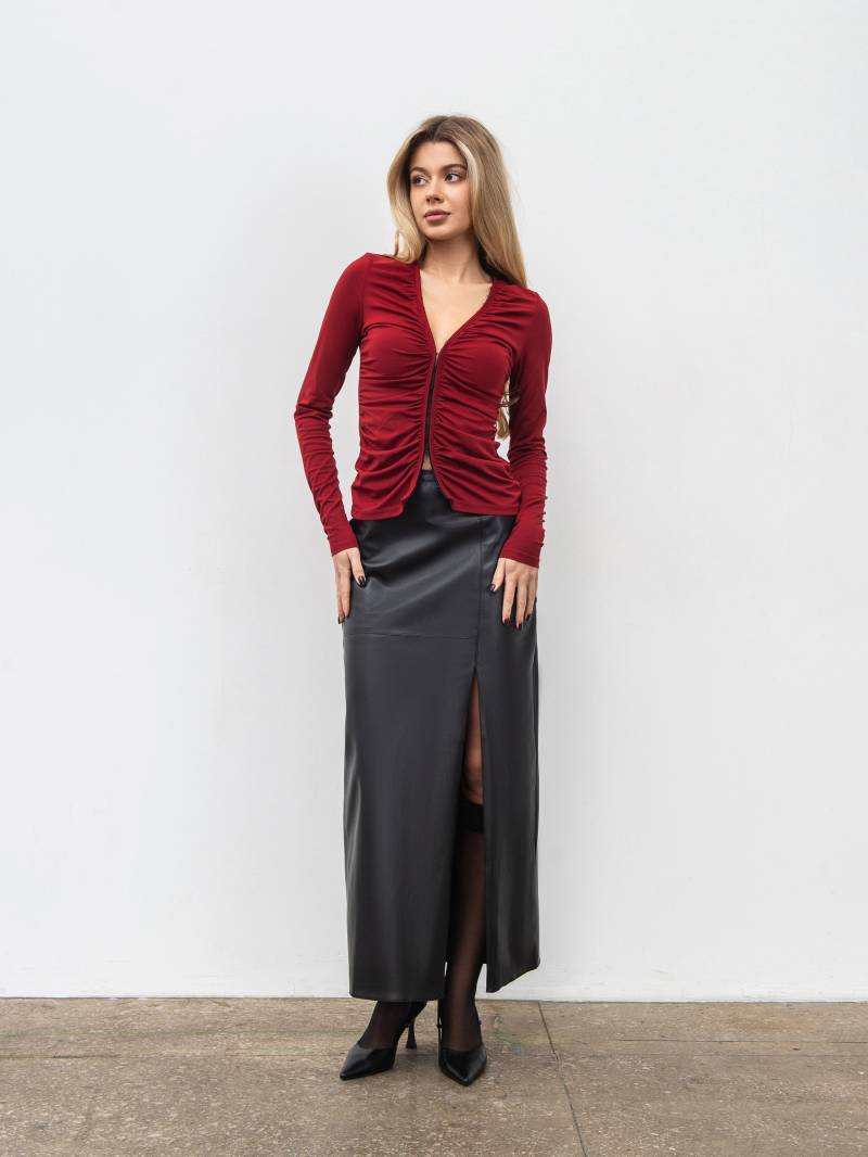 Лонг "Клио" Romashka, Бордовый, XS|S 19715