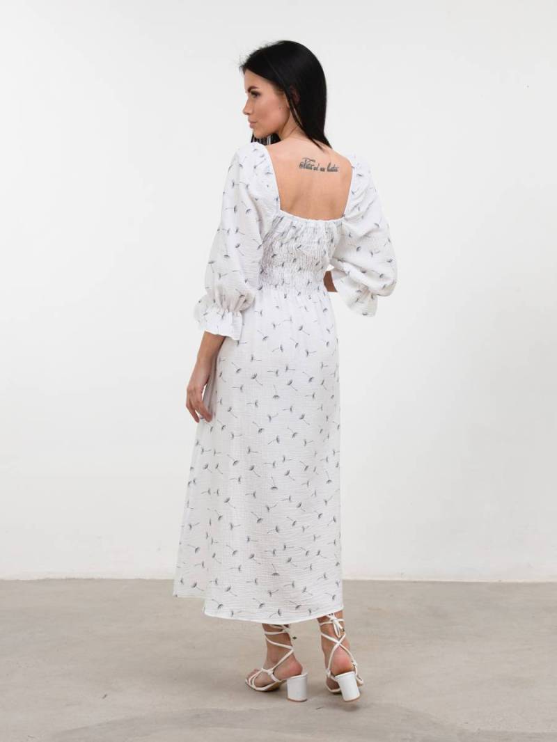 Платье "Витория" ROMASHKA, Белый, S/M 15553