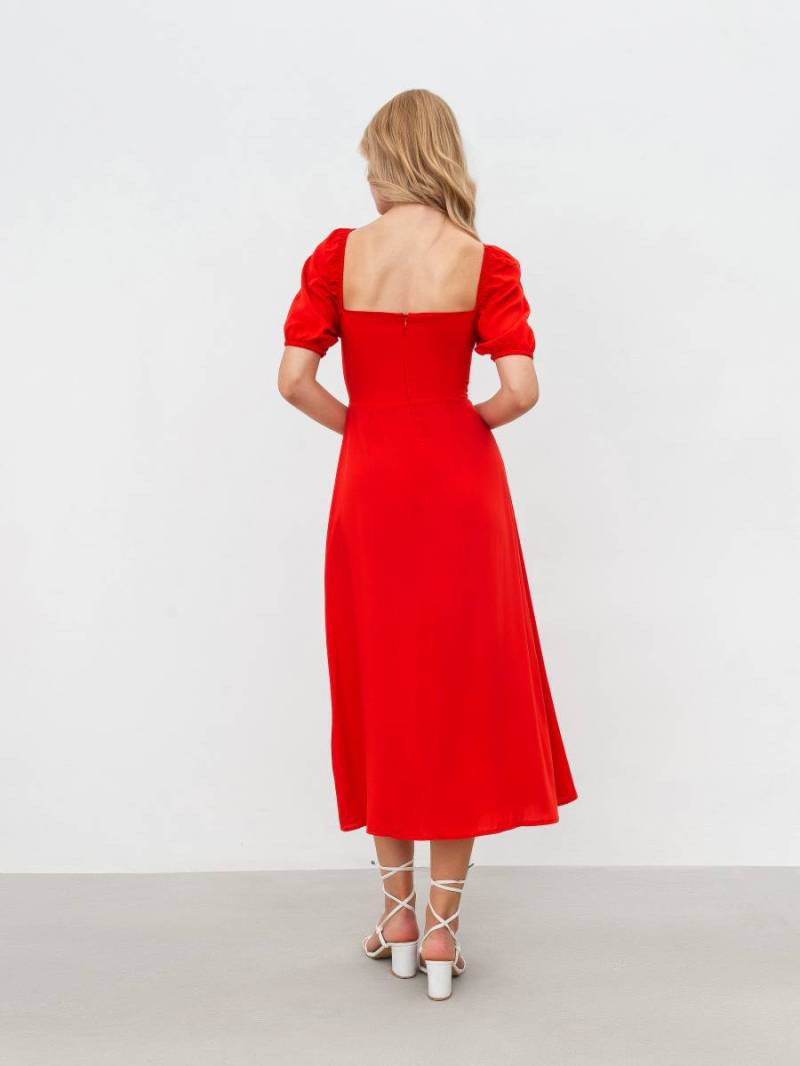 Платье «Сорренто» Romashka, Светло-красный, M 16603