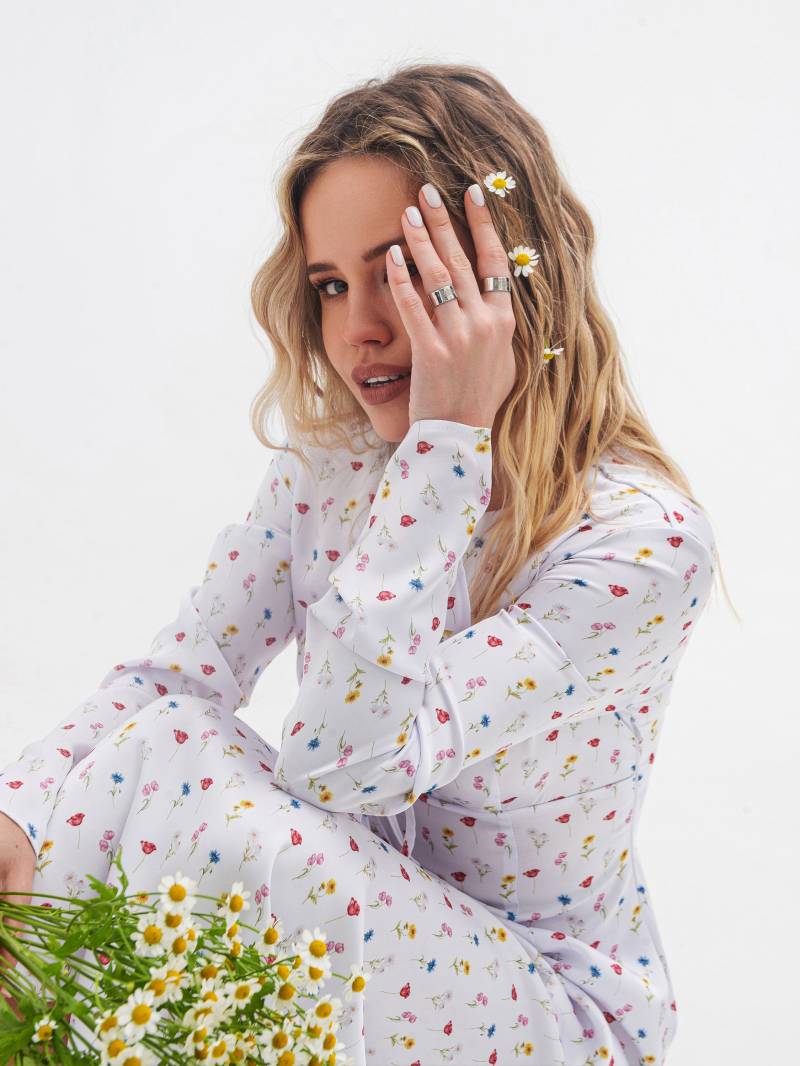 Платье «Масси» Romashka, Белый+, M 17712