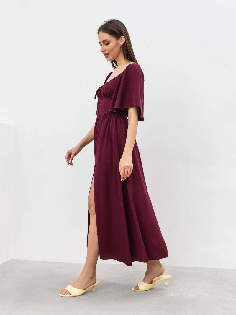 Платье "Аврора" Romashka, Бордовый, L|XL 19212