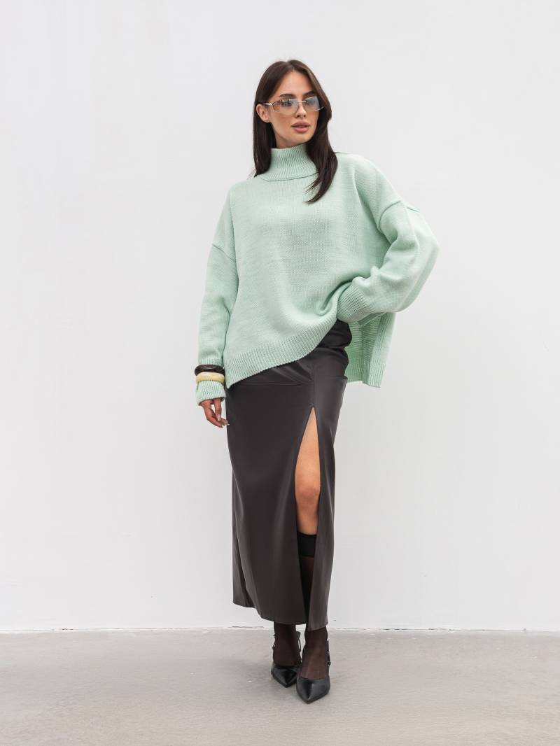 Свитер "Англия" Romashka, Бирюзовый, One size 20657