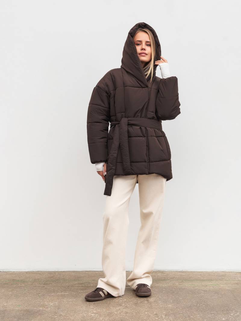 Куртка-одеяло "Гренландия" Romashka, Шоколадный, M|L 19813