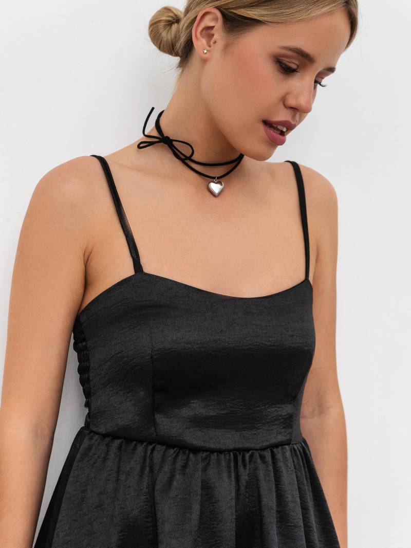 Платье "Уолтем" Romashka, Черный, XS|S 18024