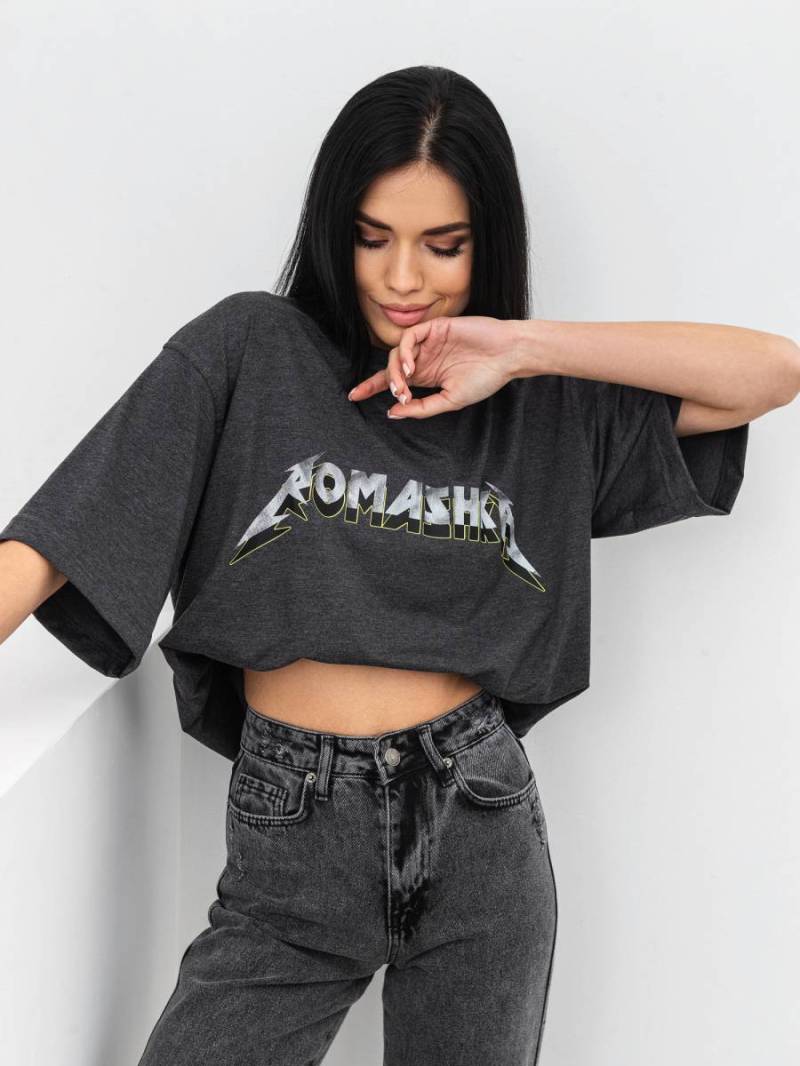 Футболка «Ромашка Гранж» Romashka, Серый, One size 16198