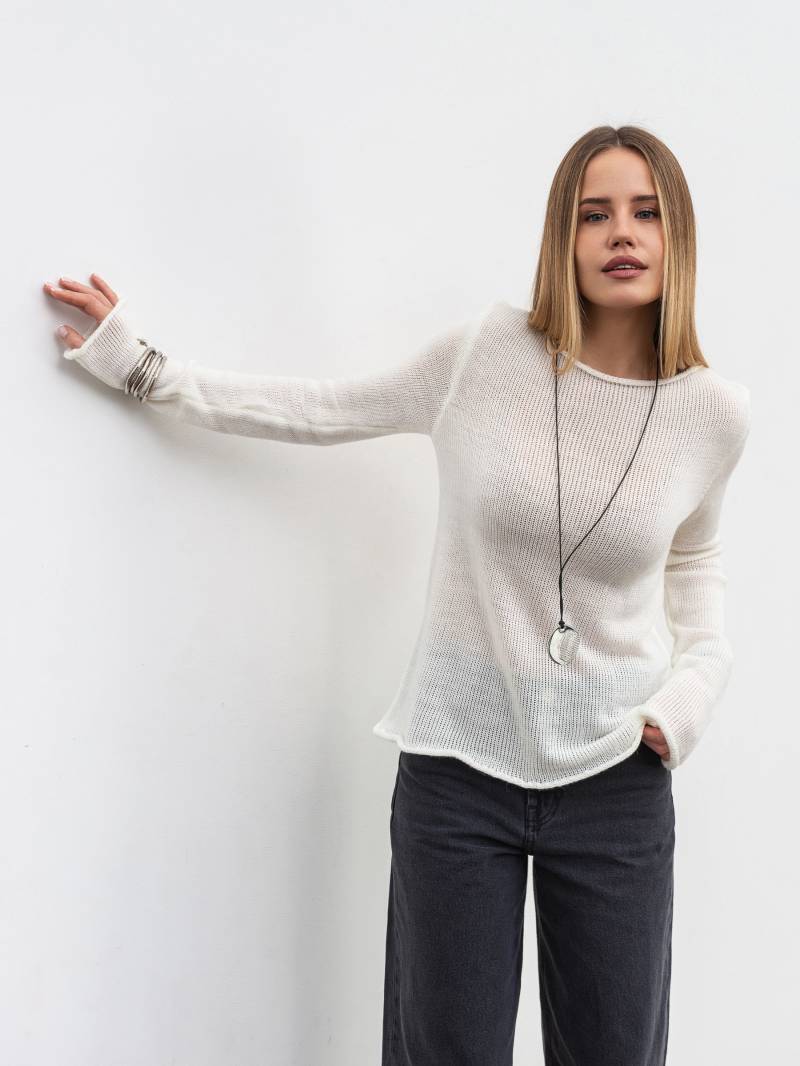 Лонг "Нуар" Romashka, Молочный, One size 19929