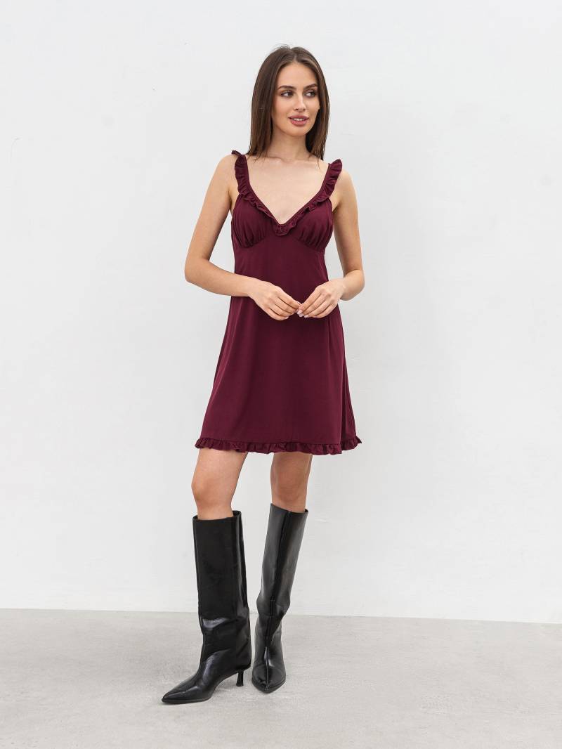 Платье «Фламме» Romashka, Бордовый, ХS 19153