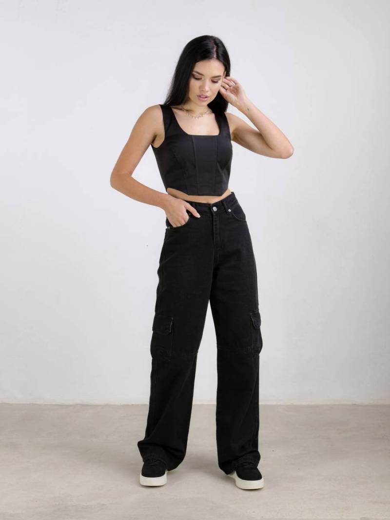 Топ-корсет "Лаос" Romashka, Чёрный, M 13612