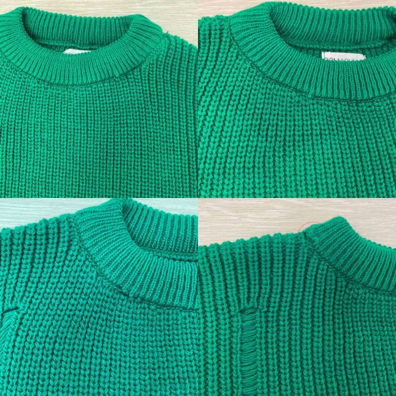 Свитер удлиненный «Виргиния» БРАК, Зеленый 13297