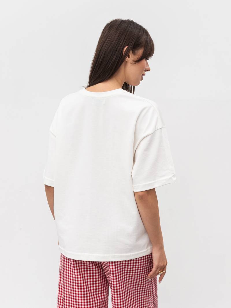 Футболка "Мерлин" Romashka, Белый+, One size 20384