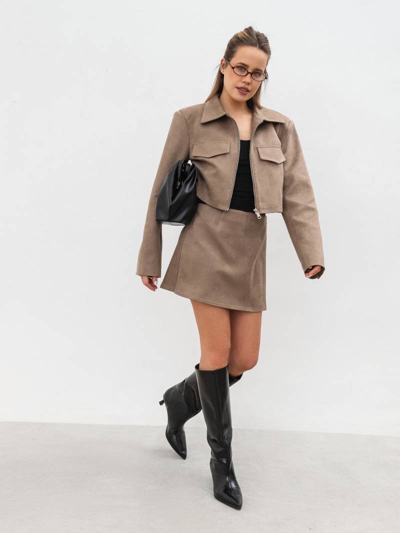 Юбка-шорты "Мокко" Romashka, Мокко, M 18954