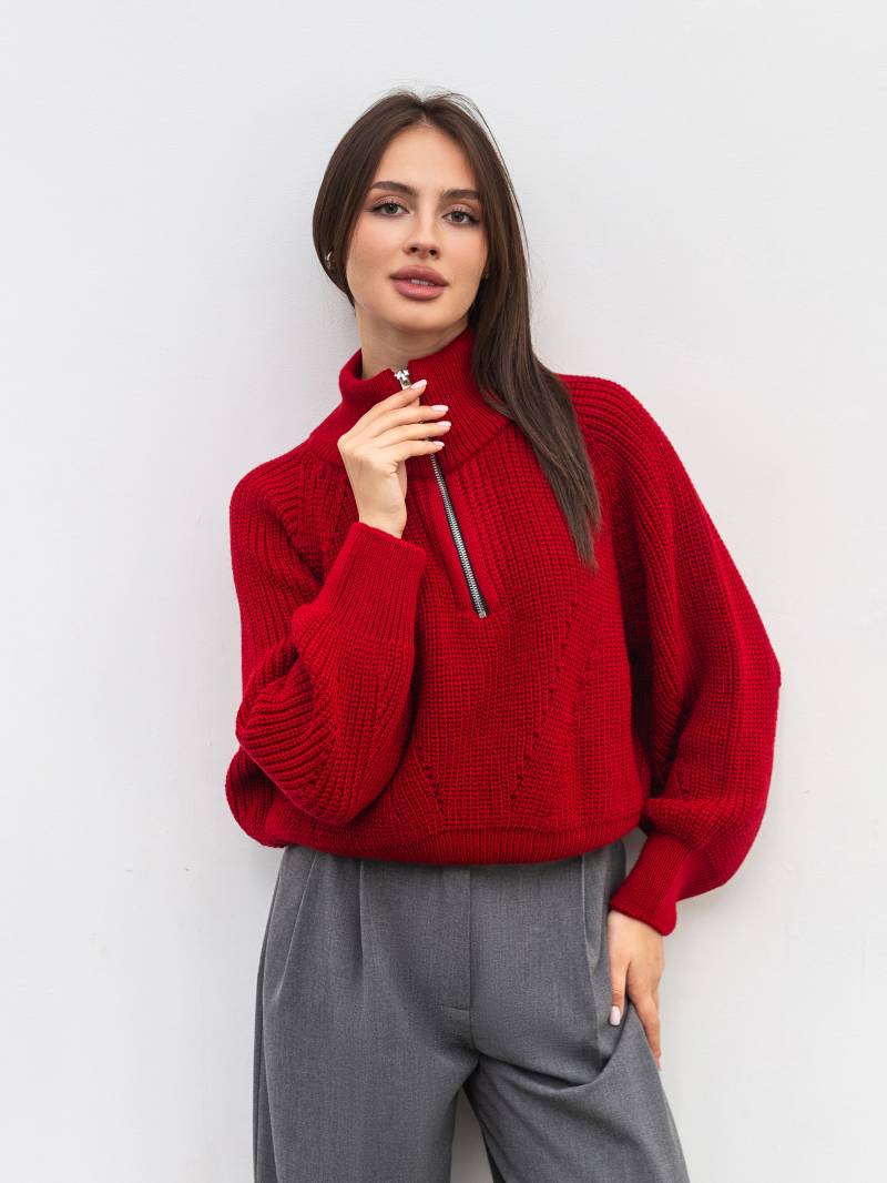 Свитер  «Юкон» Romashka, Красный, One size 19821