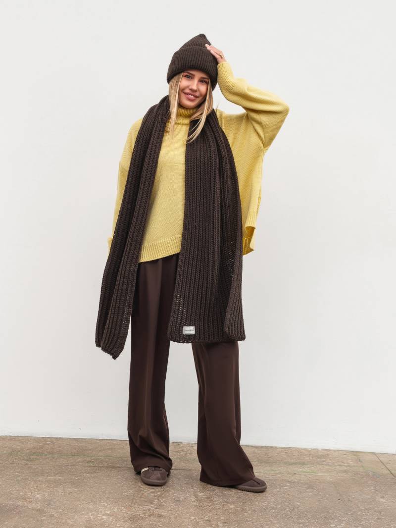 Шапка "Нанси" Romashka, Шоколадный 19763