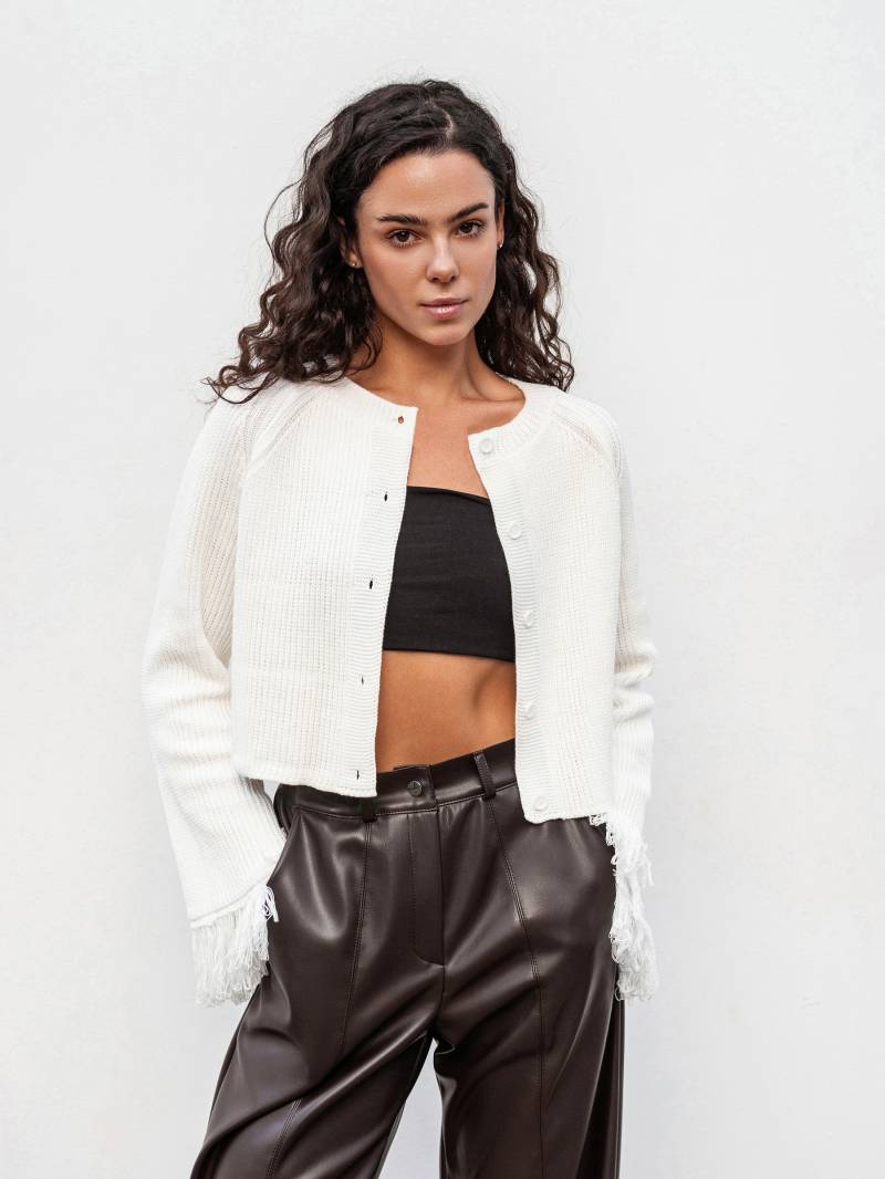 Кардиган "Шади" Romashka, Молочный, S|M 19627