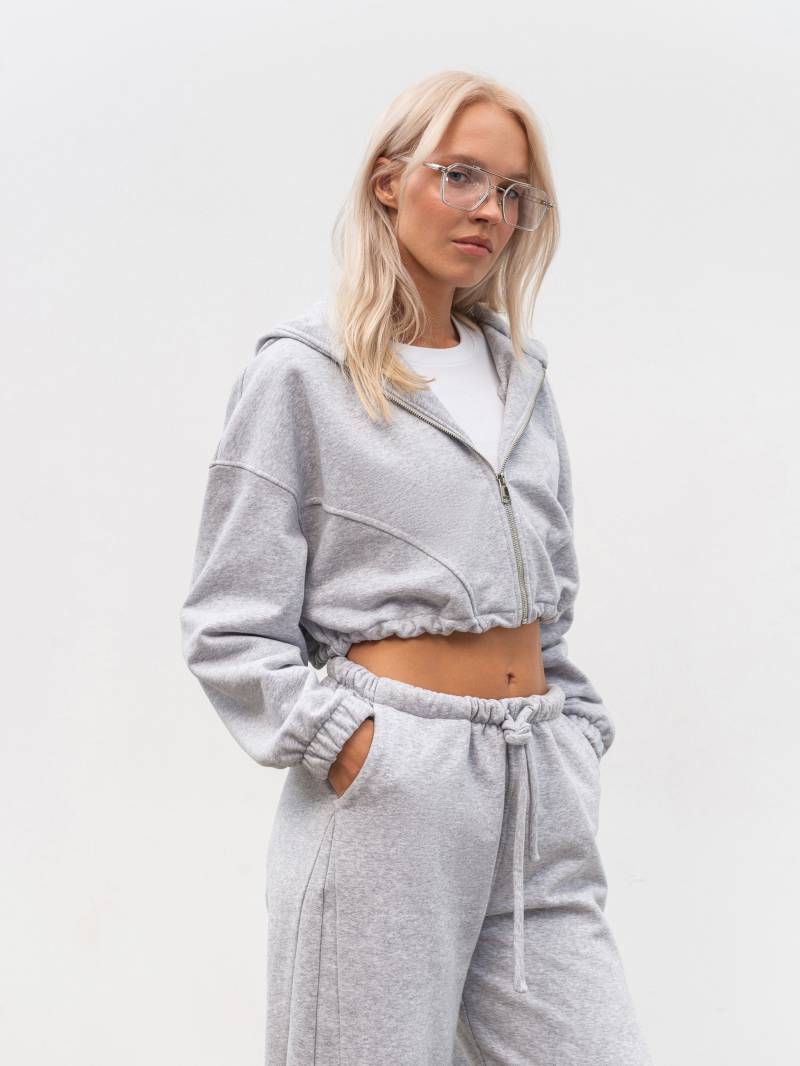 Худи "Пепел" Romashka, Серый, XS|S 19617