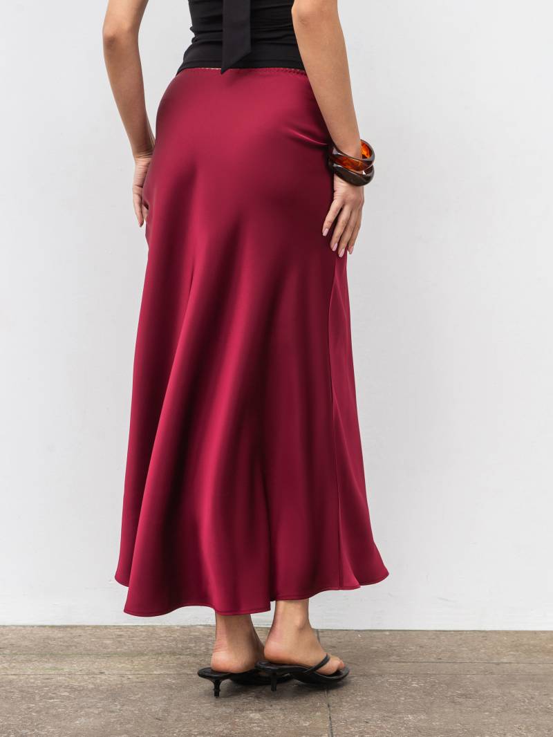 Юбка "Сирена" Romashka, Бордовый, М 19828