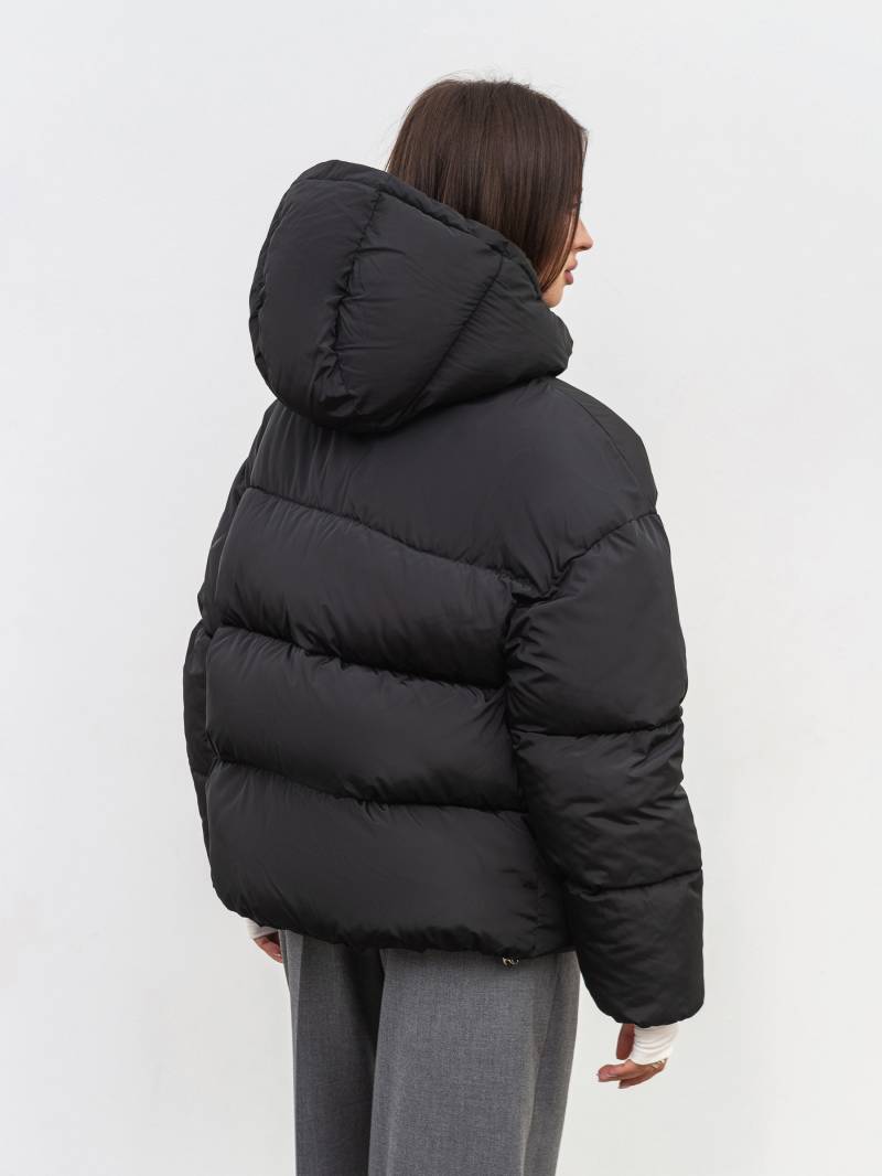 Пуховик "Монблан" Romashka, Черный, S|M 19859