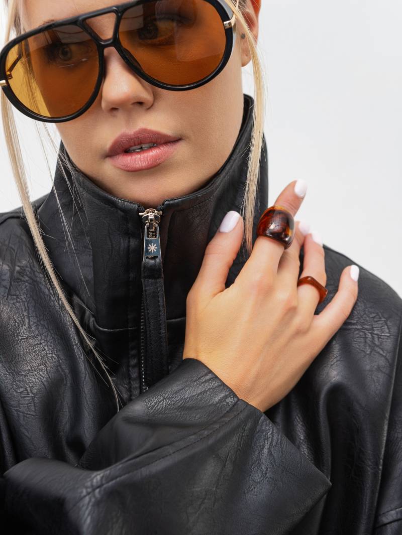 Куртка на кулиске "Дистрикт" Romashka, Черный, XS|S 20085