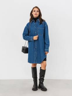 Платье-рубашка «Эдинбург» Romashka, Синий, S/M 15041