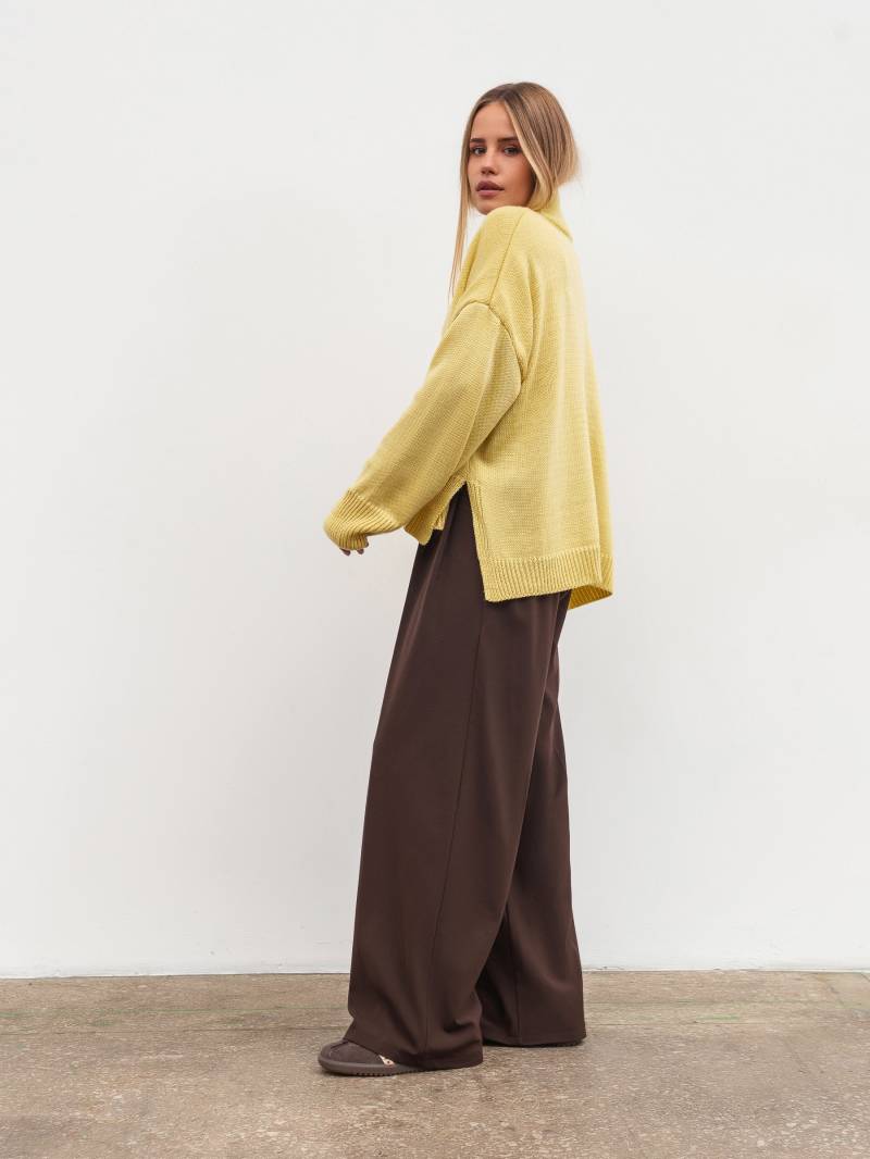 Свитер "Англия" Romashka, Желтый, One size 19759