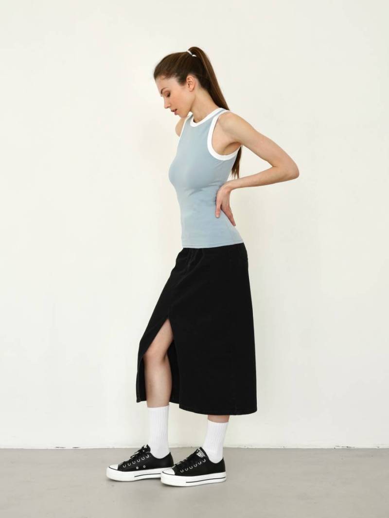 Майка «Нитра» Romashka, Голубой+, L 15435