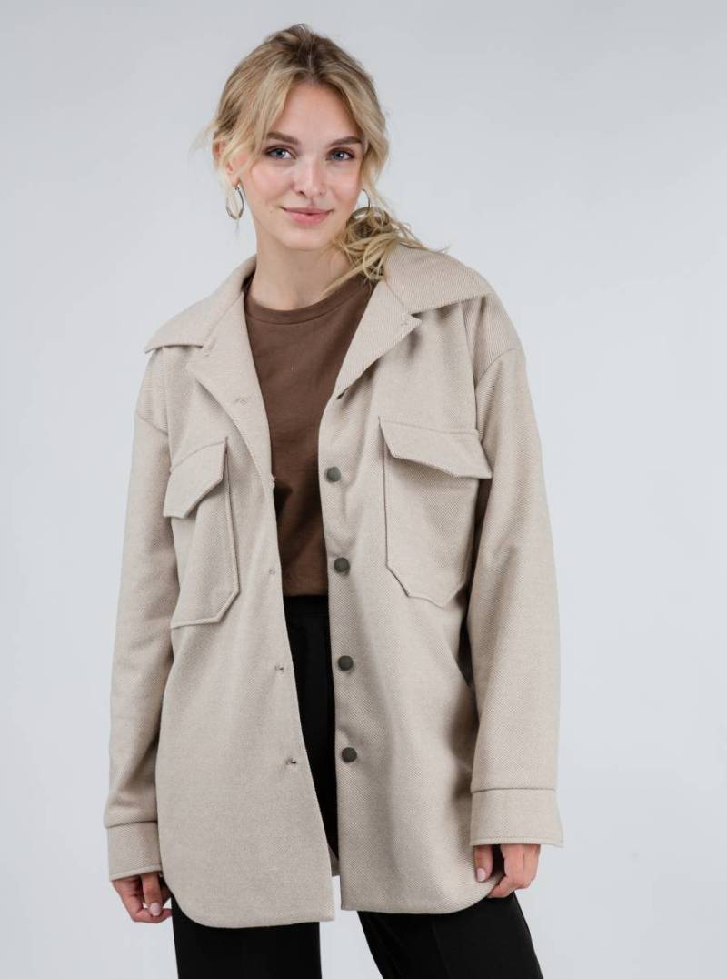 Куртка-рубашка "Спрингфилд" Romashka, Бежевый, S|M 10401