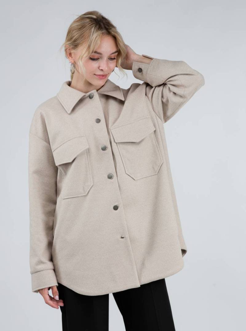 Куртка-рубашка "Спрингфилд" Romashka, Бежевый, S|M 10401