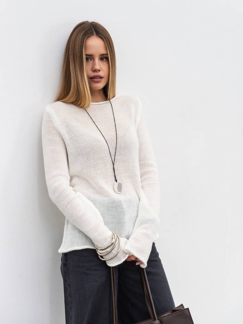 Лонг "Нуар" Romashka, Молочный, One size 19929