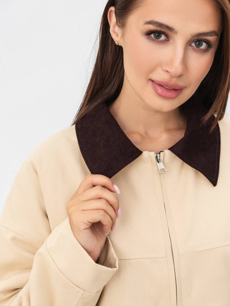 Куртка "Шони" Romashka, Бежевый, L|XL 18421