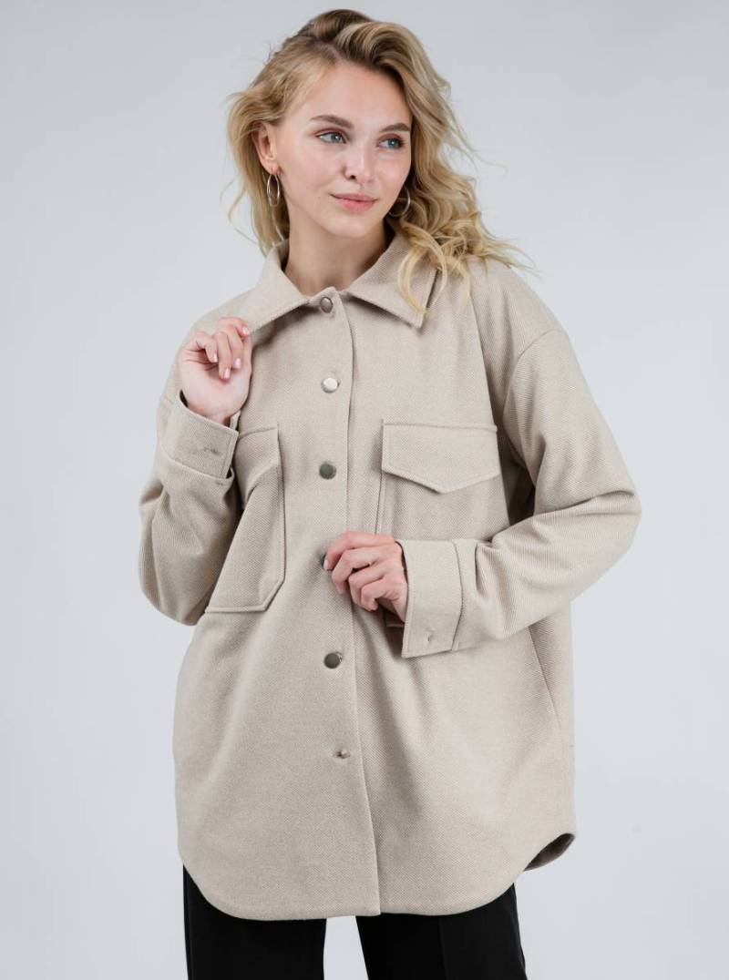 Куртка-рубашка "Спрингфилд" Romashka, Бежевый, S|M 10401