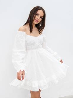 Платье "Пелюстка" Romashka, Белый, S|M 19038