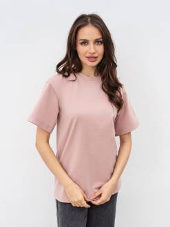 Футболка «Портленд» Romashka, Пудра, One size Petite 15451