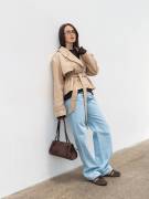 Укороченный тренч "Аксис" Romashka, Бежевый, M|L 20161