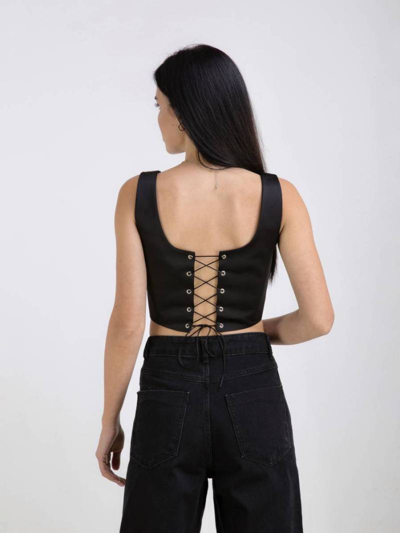 Топ-корсет "Лаос" Romashka, Чёрный, M 13612