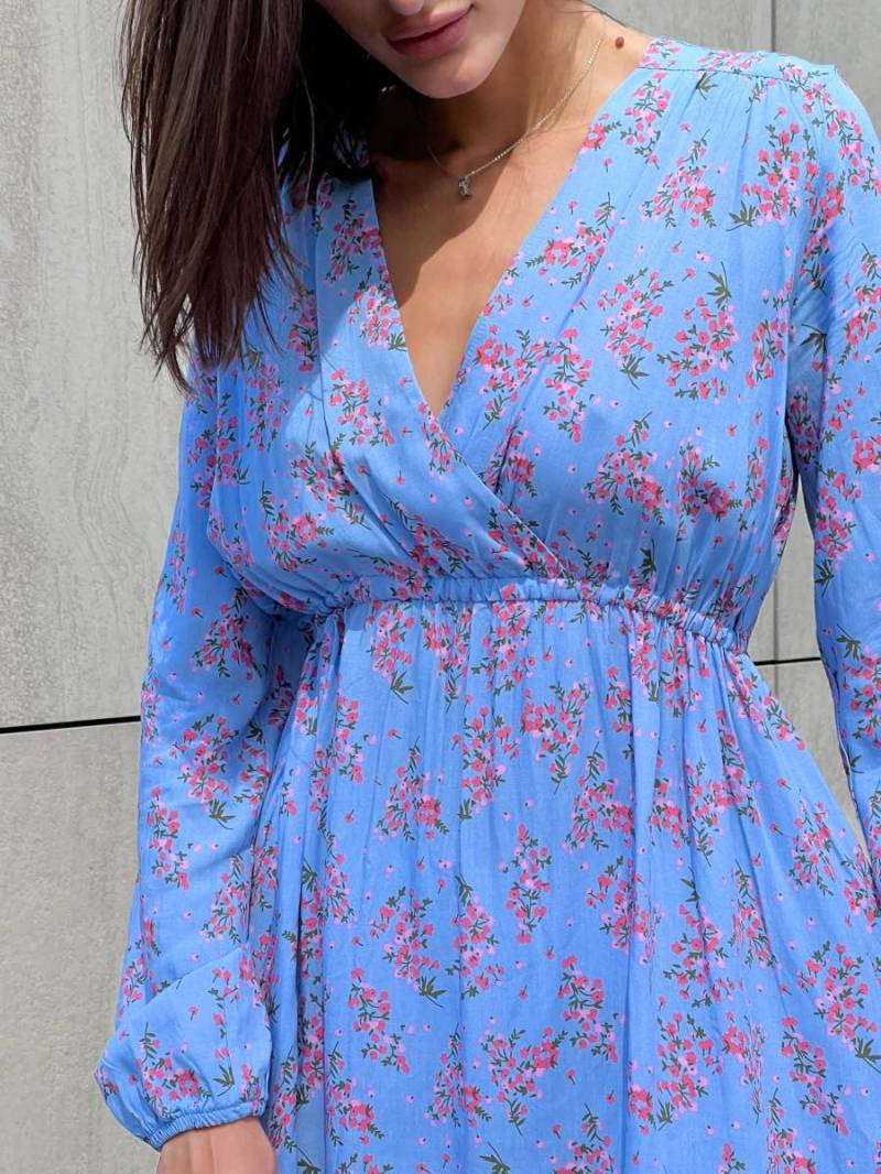 Платье "Севилья" Romashka, Голубой, S|M 9933