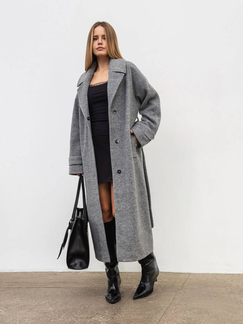 Пальто "Шейд" Romashka, Светло-серый, M|L 19946