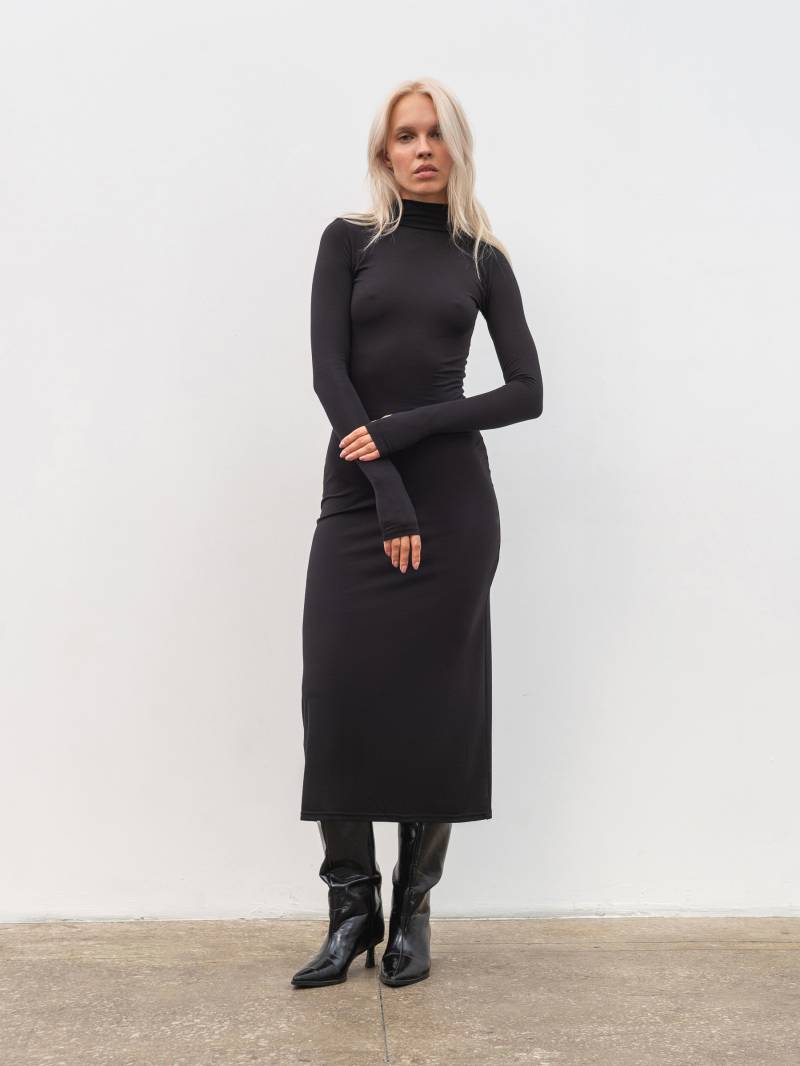 Платье "Дивайн" Romashka, Черный, M|L 19644