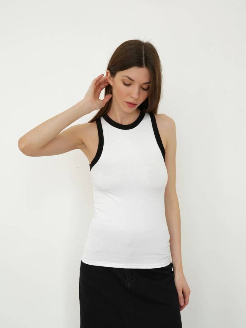 Майка «Нитра» Romashka, Белый+, L 15432