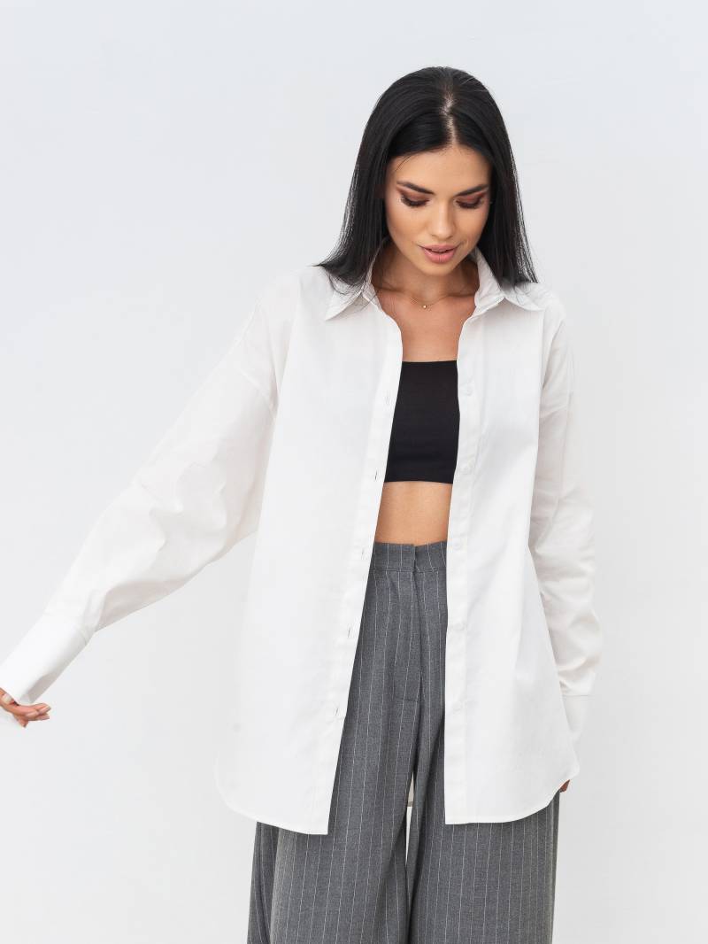 Рубашка "Тусон" Romashka Белый, L|XL 16714