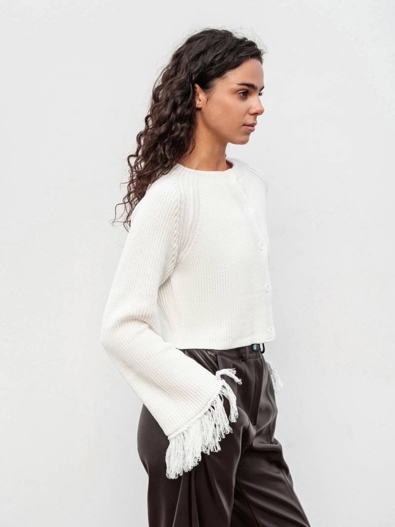 Кардиган "Шади" Romashka, Молочный, M|L 19656