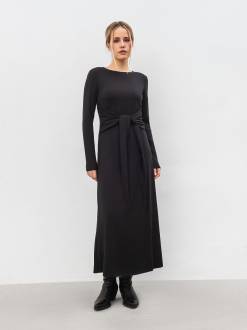 Платье "Йонава" Romashka, Черный, XS|S 17336