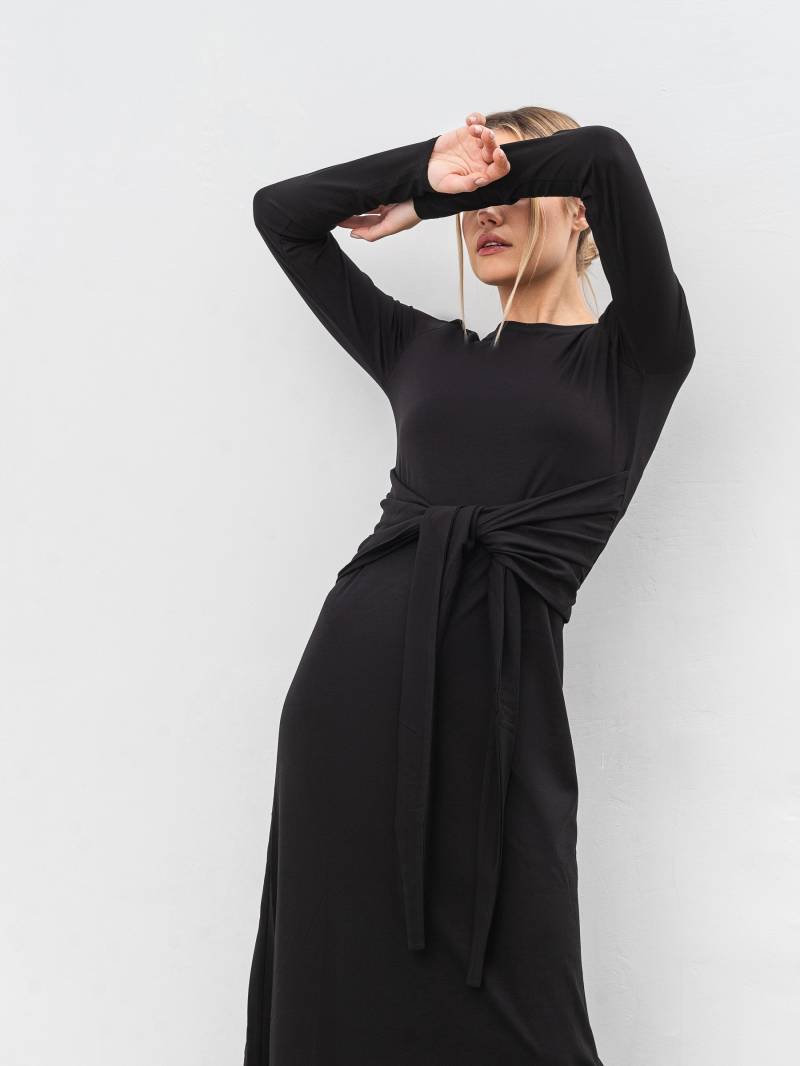 Платье "Йонава" Romashka, Черный, L|XL 17339