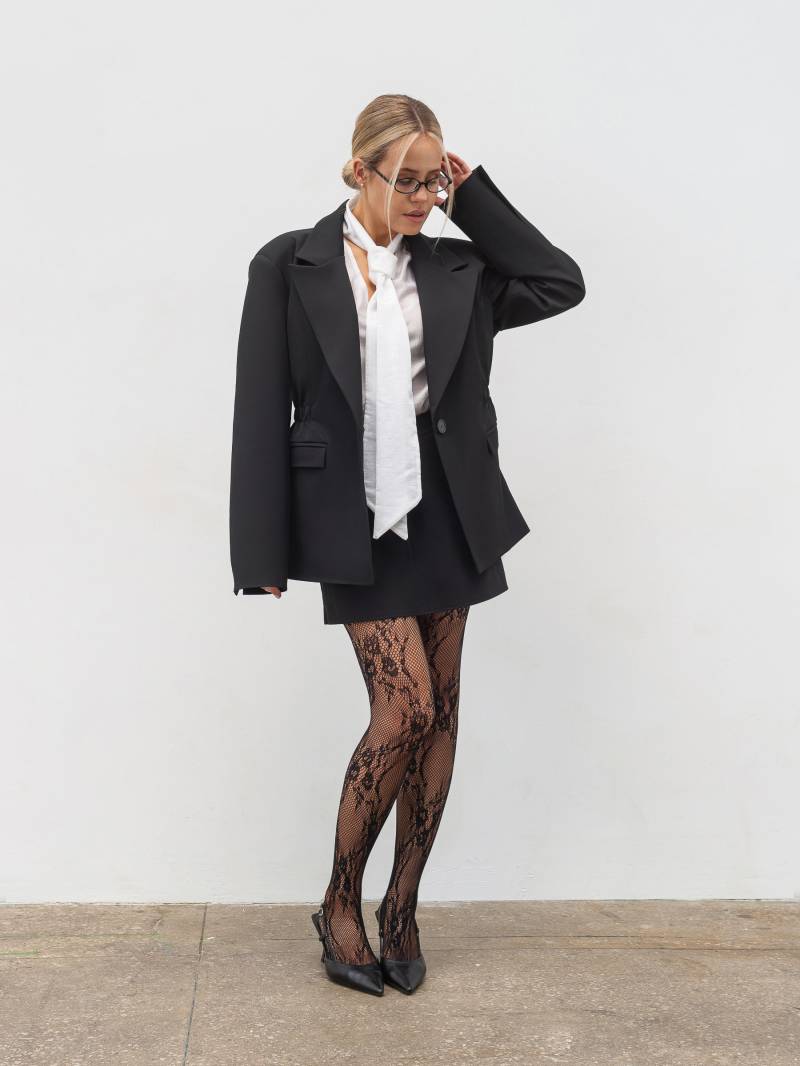 Пиджак "Фрейм" Romashka, Черный, XS|S 20050