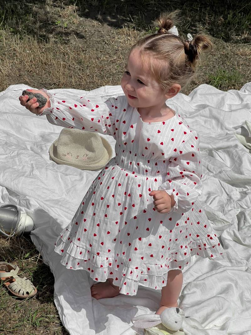 Платье мини "Бетани" Romashka, Белый+, 3-4 года 18064