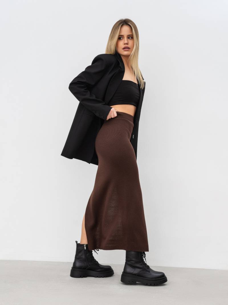 Юбка "Рибейра" Romashka, Коричневый, S|M 17692