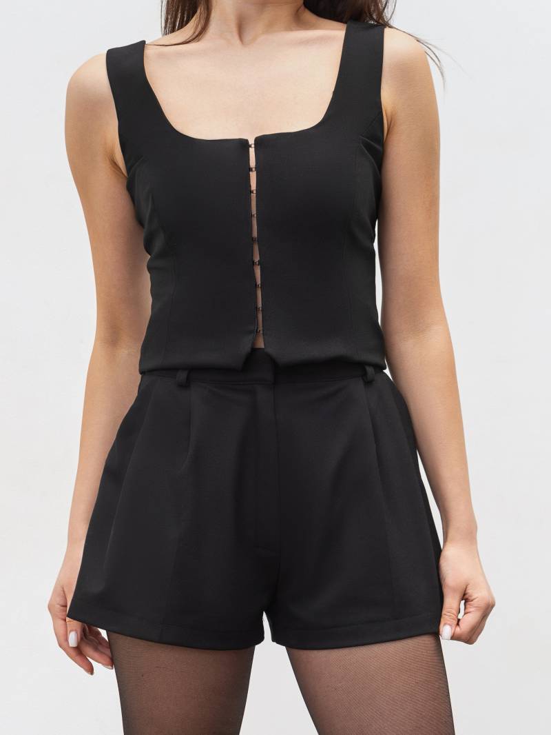 Шорти "Петит" Romashka, Черный, XS 20118