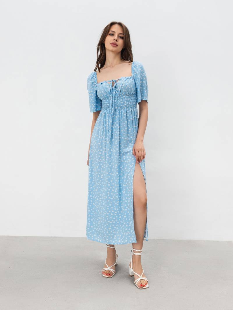 Платье "Флоренция" Romashka, Голубой+, S|M 18008