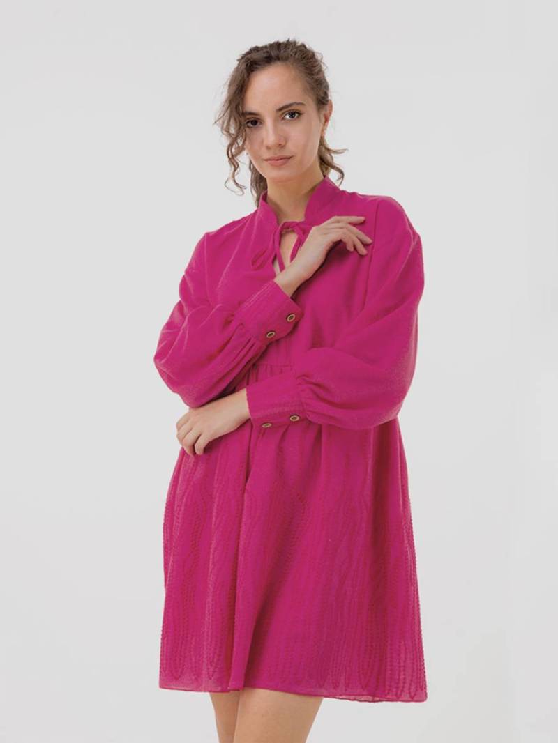 Платье "Авиньон" свободного кроя Romashka, Розовый, XS|S 11115