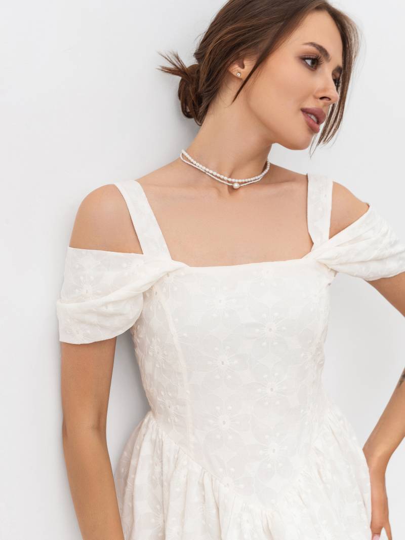 Платье "Вианен" Romashka, Белый, XS|S 18037