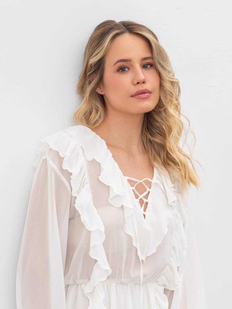 Платье "Пула" Romashka, Белый, L|XL 17876